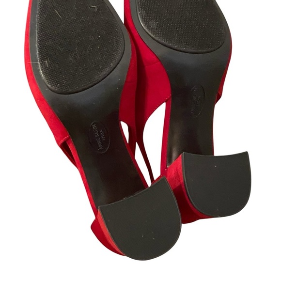 Ann Klein Womens Deep Red Berkley Pump Point Toe Heels - Picture 7 of 9